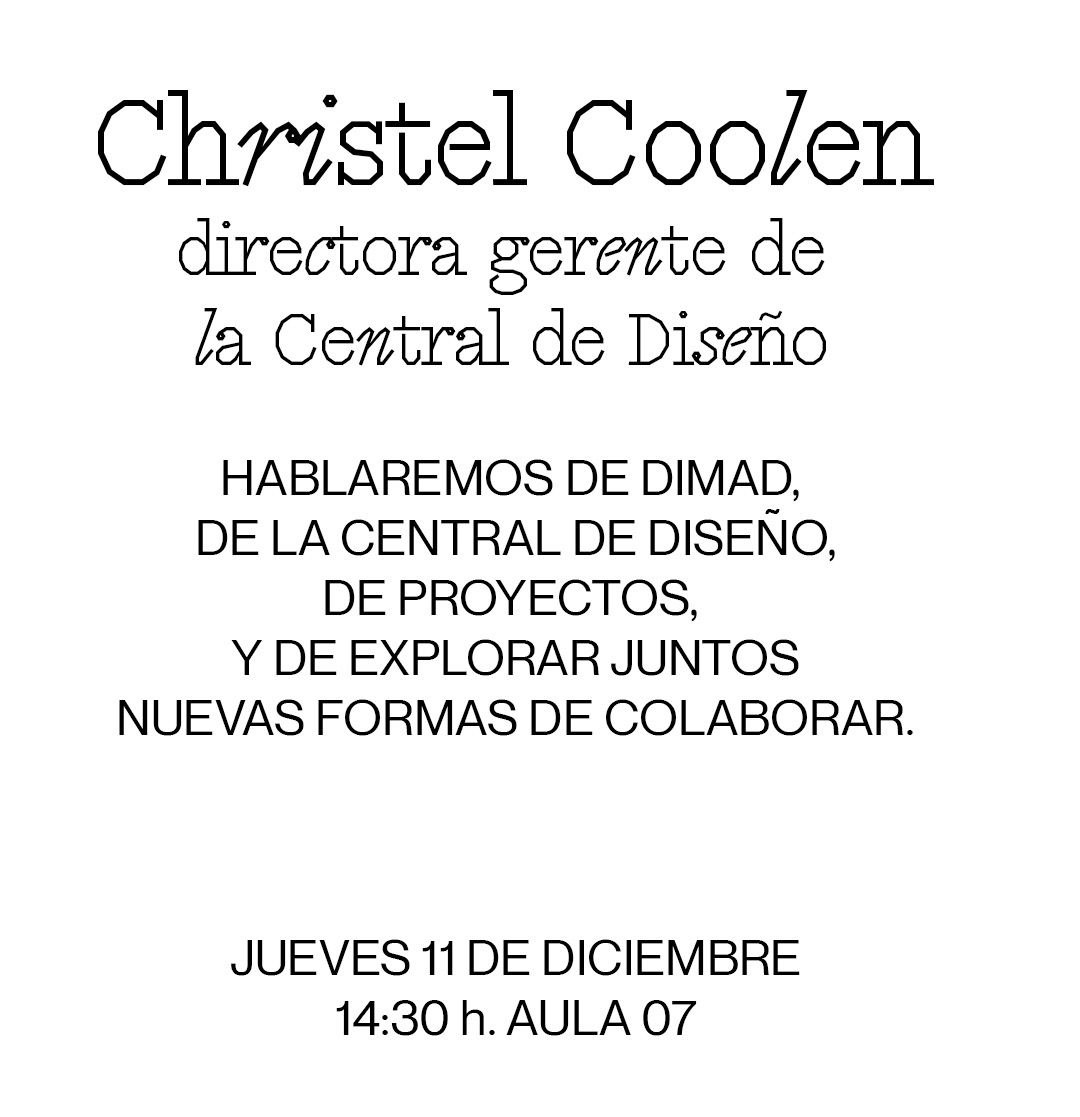 Christel Coolen, directora gerente de la Central de Diseño